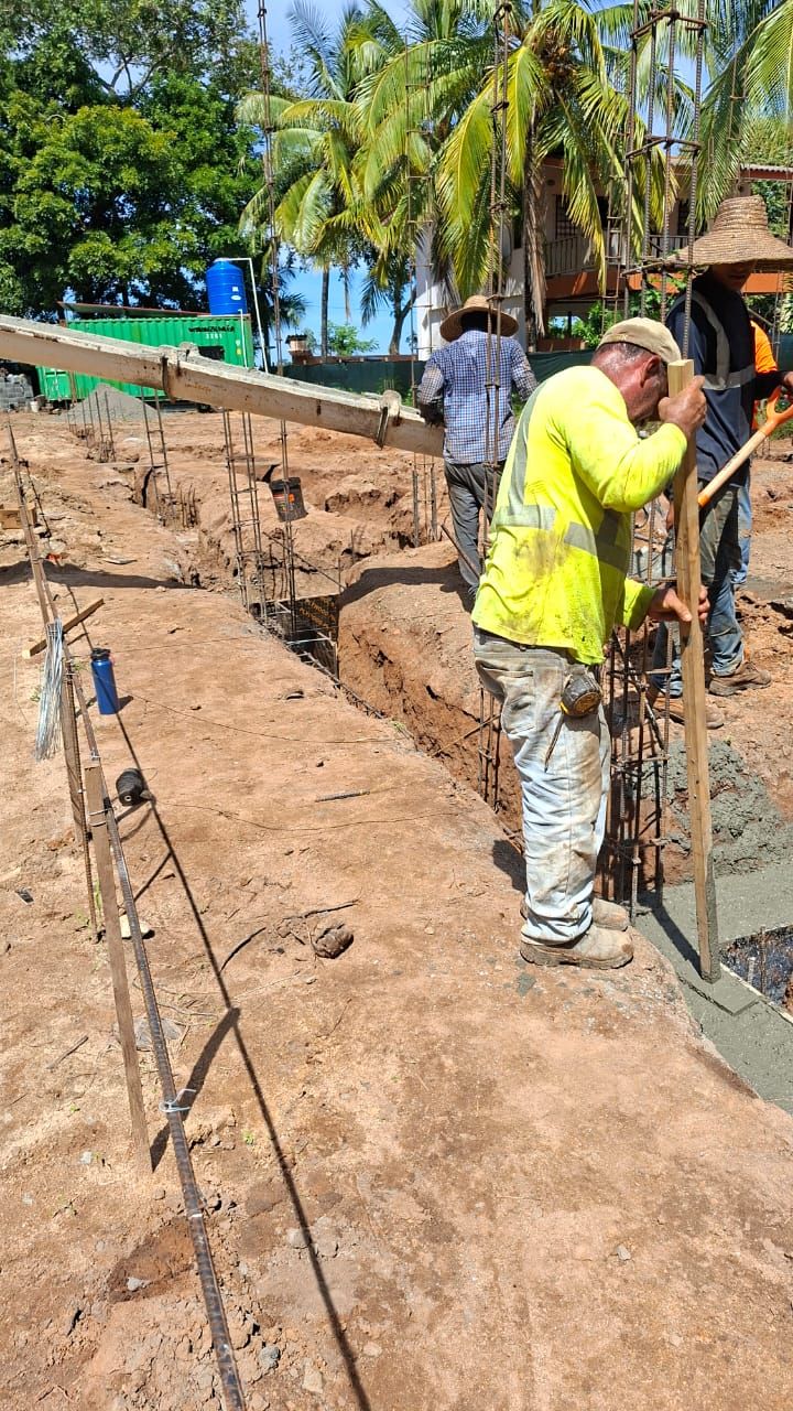 Nivelando el concreto
